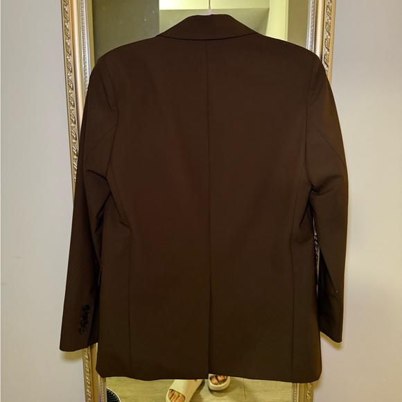Zara oversized chocolate Brown Blazer - Picture 3 of 5